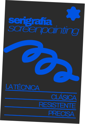 Carta de servicios: serigrafía screenprinting